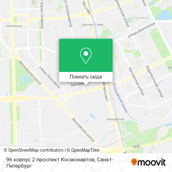 Карта 96 корпус 2 проспект Космонавтов