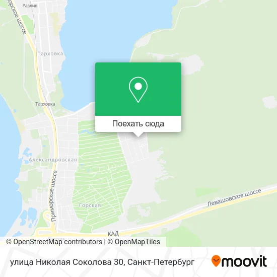 Карта улица Николая Соколова 30
