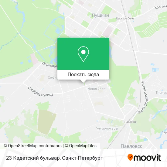 Карта 23 Кадетский бульвар