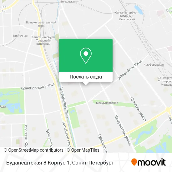 Карта Будапештская 8 Корпус 1