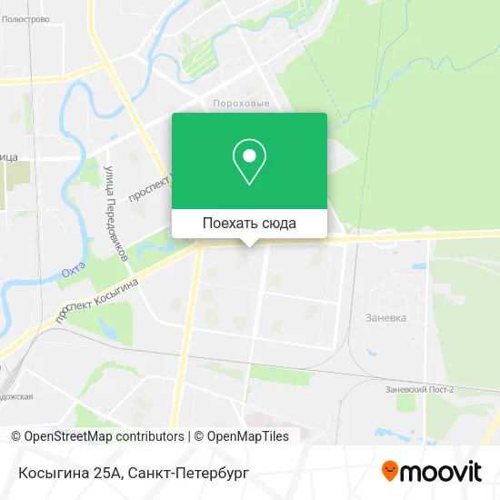 Карта Косыгина 25А