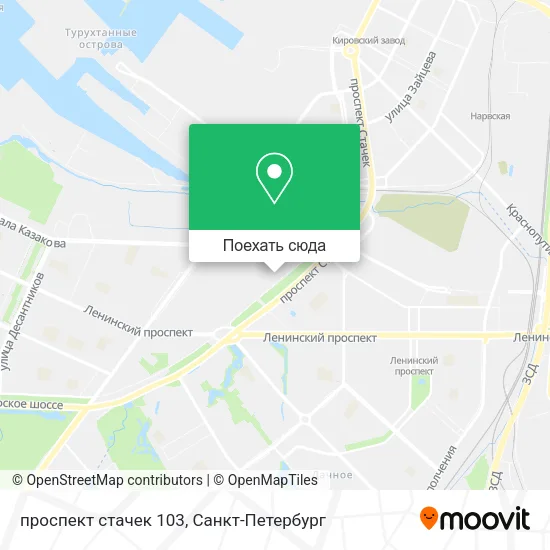 Карта проспект стачек 103