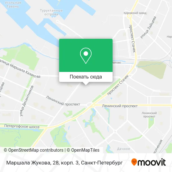 Карта Маршала Жукова, 28, корп. 3