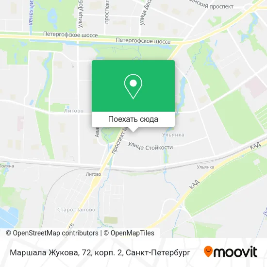 Карта Маршала Жукова, 72, корп. 2