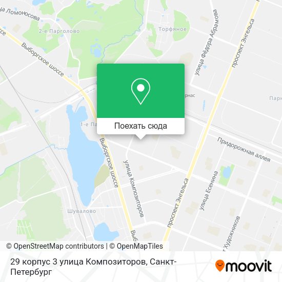 Карта 29 корпус 3 улица Композиторов