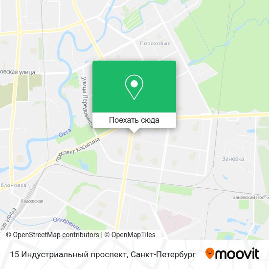 Карта 15 Индустриальный проспект