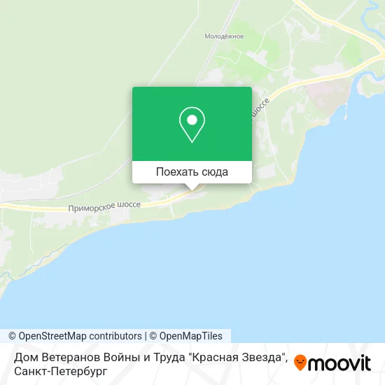 Карта Дом Ветеранов Войны и Труда "Красная Звезда"