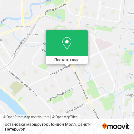 Карта остановка маршруток Лондон Молл