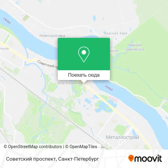 Карта Советский проспект