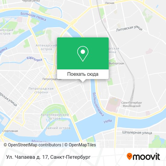 Карта Ул. Чапаева д. 17