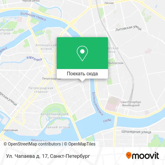 Карта Ул. Чапаева д. 17