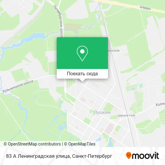 Карта 83 А Ленинградская улица