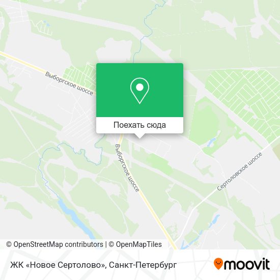 Карта ЖК «Новое Сертолово»