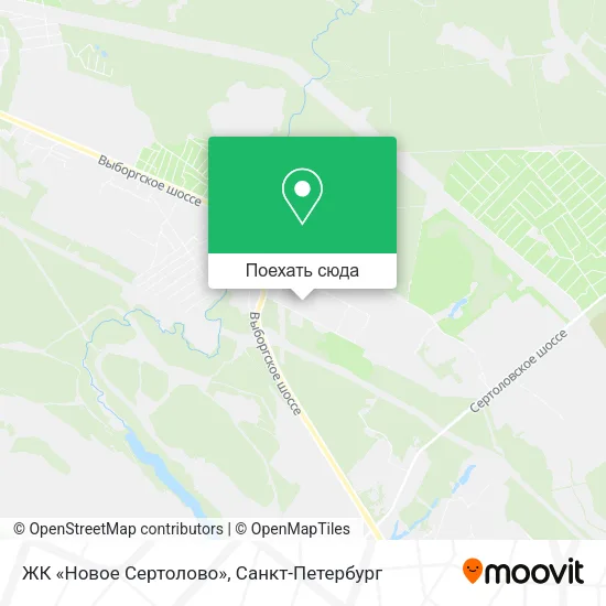 Карта ЖК «Новое Сертолово»
