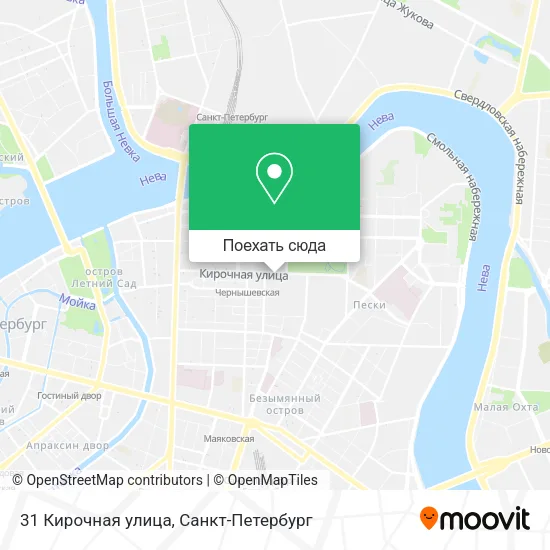 Карта 31 Кирочная улица