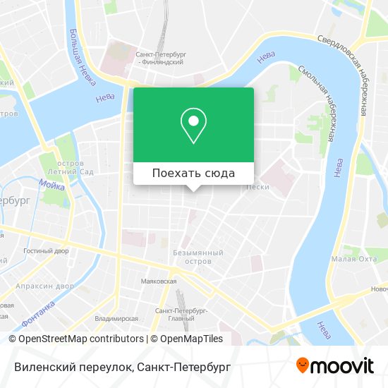 Карта Виленский переулок