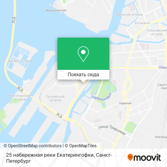 Карта 25 набережная реки Екатерингофки