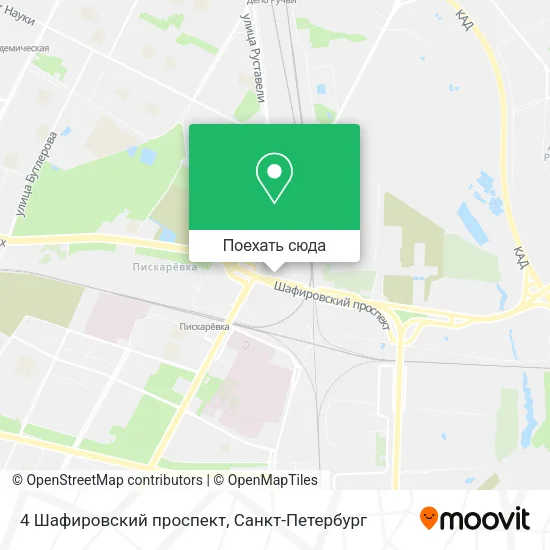 Карта 4 Шафировский проспект