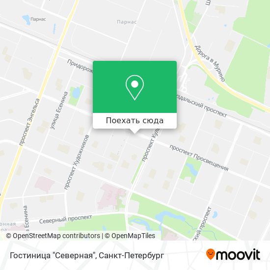 Карта Гостиница "Северная"