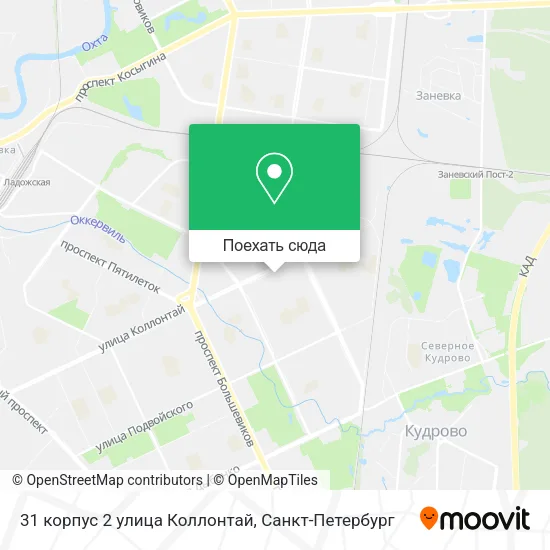 Карта 31 корпус 2 улица Коллонтай