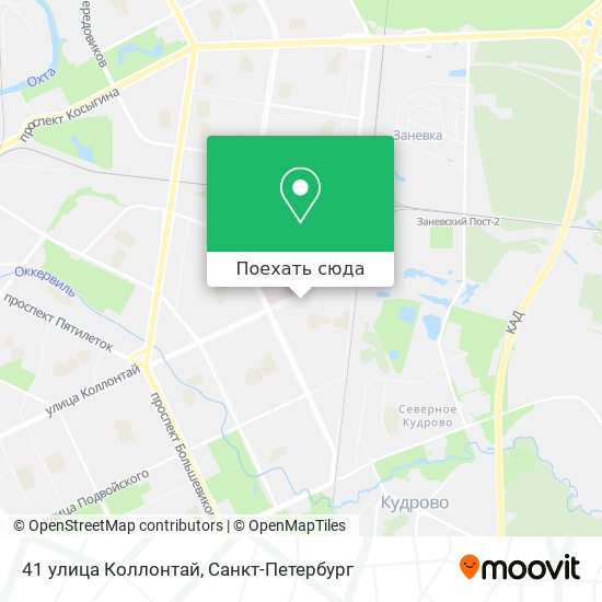 Карта 41 улица Коллонтай