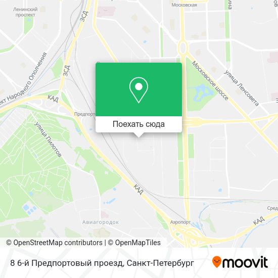 Карта 8 6-й Предпортовый проезд