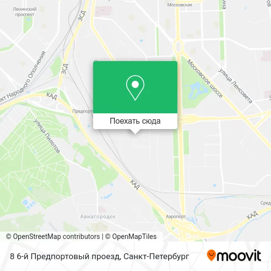 Карта 8 6-й Предпортовый проезд