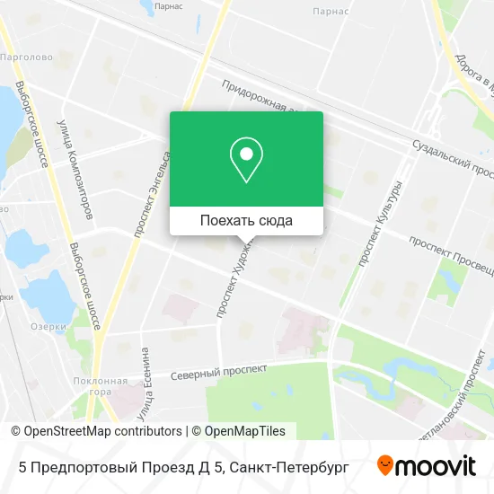 Карта 5 Предпортовый Проезд Д 5