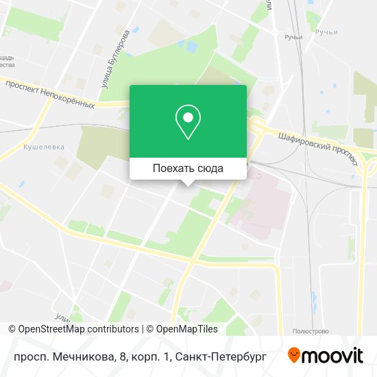 Карта просп. Мечникова, 8, корп. 1