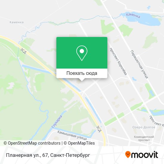 Карта Планерная ул., 67