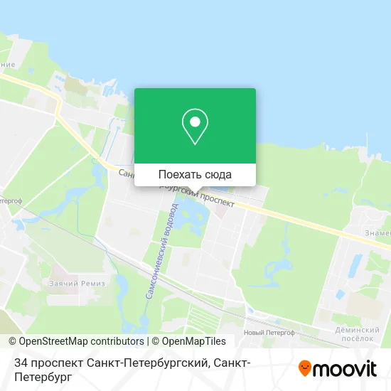 Карта 34 проспект Санкт-Петербургский