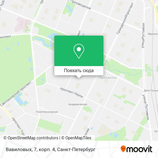 Карта Вавиловых, 7, корп. 4