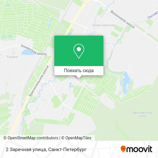 Карта 2 Заречная улица