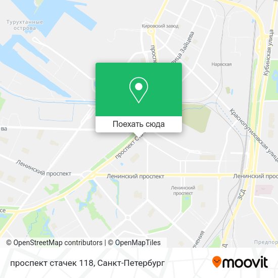 Карта проспект стачек 118