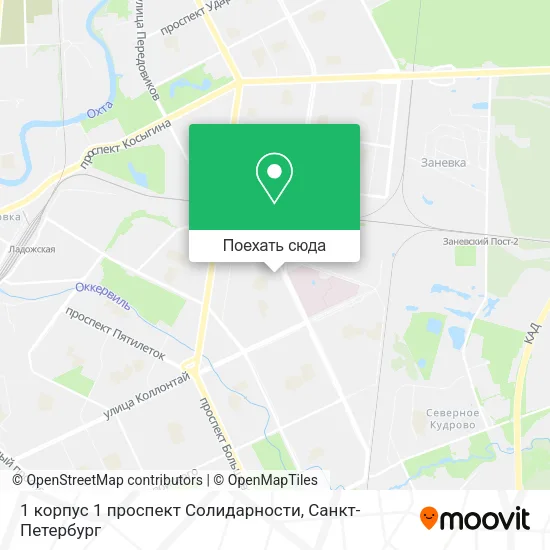 Карта 1 корпус 1 проспект Солидарности