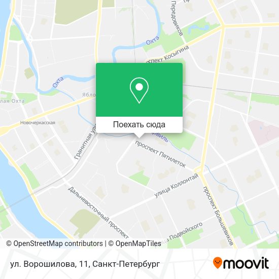 Карта ул. Ворошилова, 11