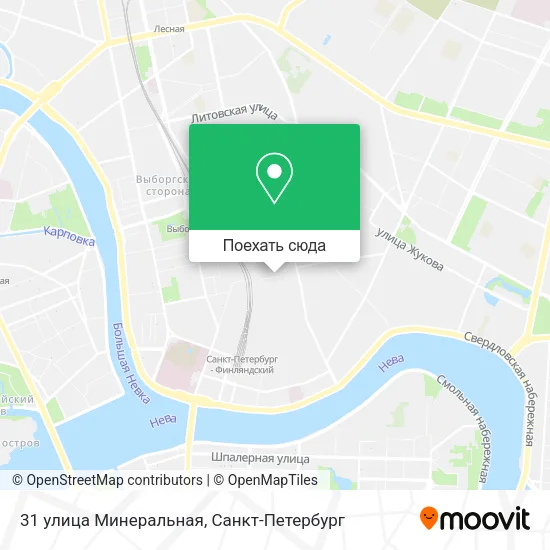 Карта 31 улица Минеральная