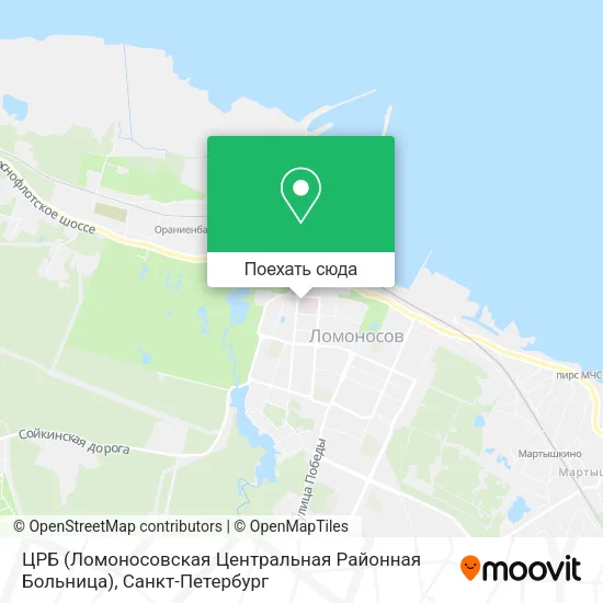 Карта ЦРБ (Ломоносовская Центральная Районная Больница)