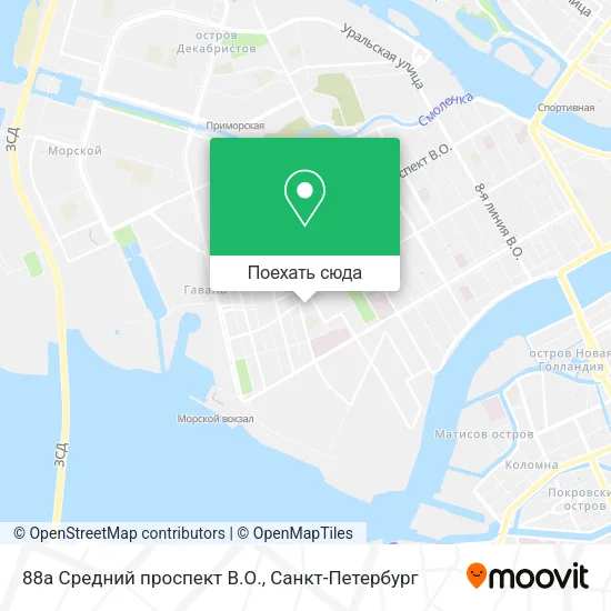 Карта 88а Средний проспект В.О.