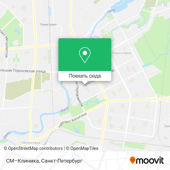 Карта СМ–Клиника