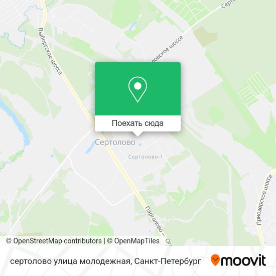 Карта сертолово улица молодежная
