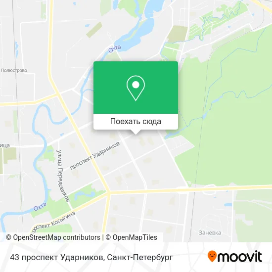 Карта 43 проспект Ударников