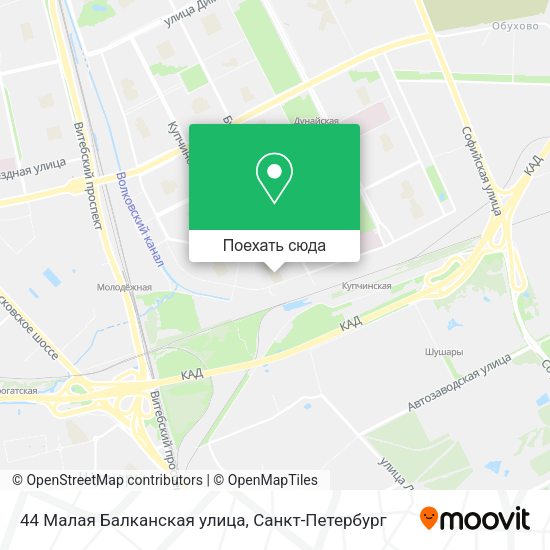 Карта 44 Малая Балканская улица
