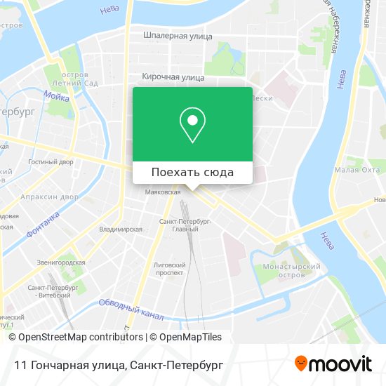Карта 11 Гончарная улица
