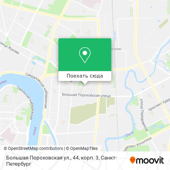 Карта Большая Пороховская ул., 44, корп. 3