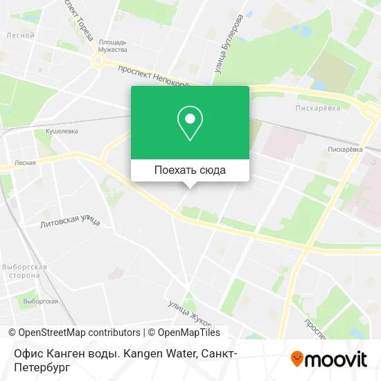 Карта Офис Канген воды. Kangen Water