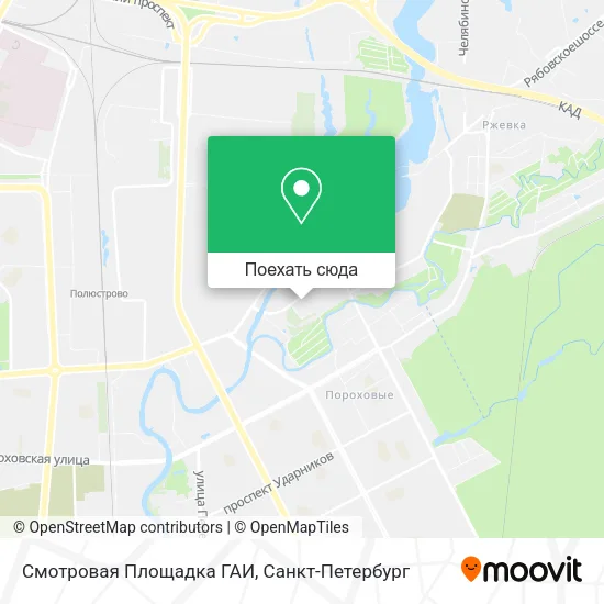 Карта Смотровая Площадка ГАИ
