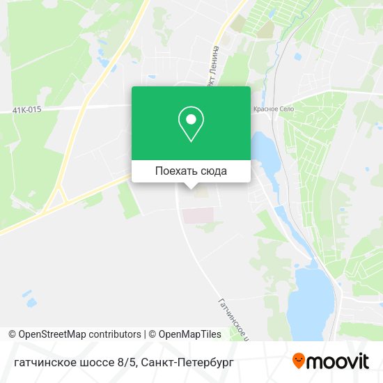 Карта гатчинское шоссе 8/5