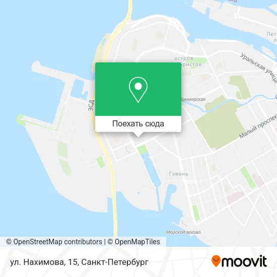 Карта ул. Нахимова, 15