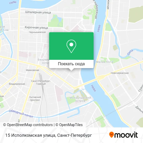 Карта 15 Исполкомская улица